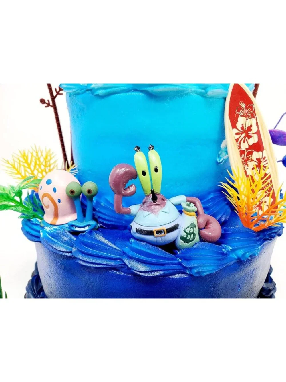 Colorful Spongebob Cake Topper Set for Birthday Parties - 12 Fun Figures